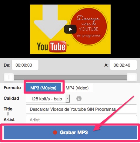 Resolver Objeción césped Cómo Descargar Vídeos y Audio de Youtube SIN Programas y en 5 Segundos -  Iberzal